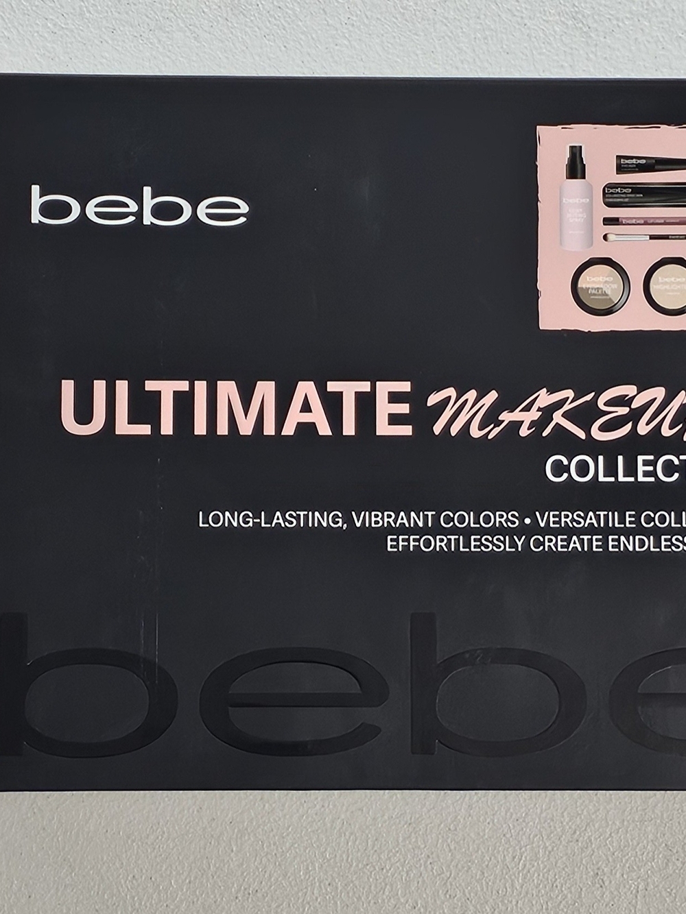 bebe Ultimate Makeup Collection - Pink & Black